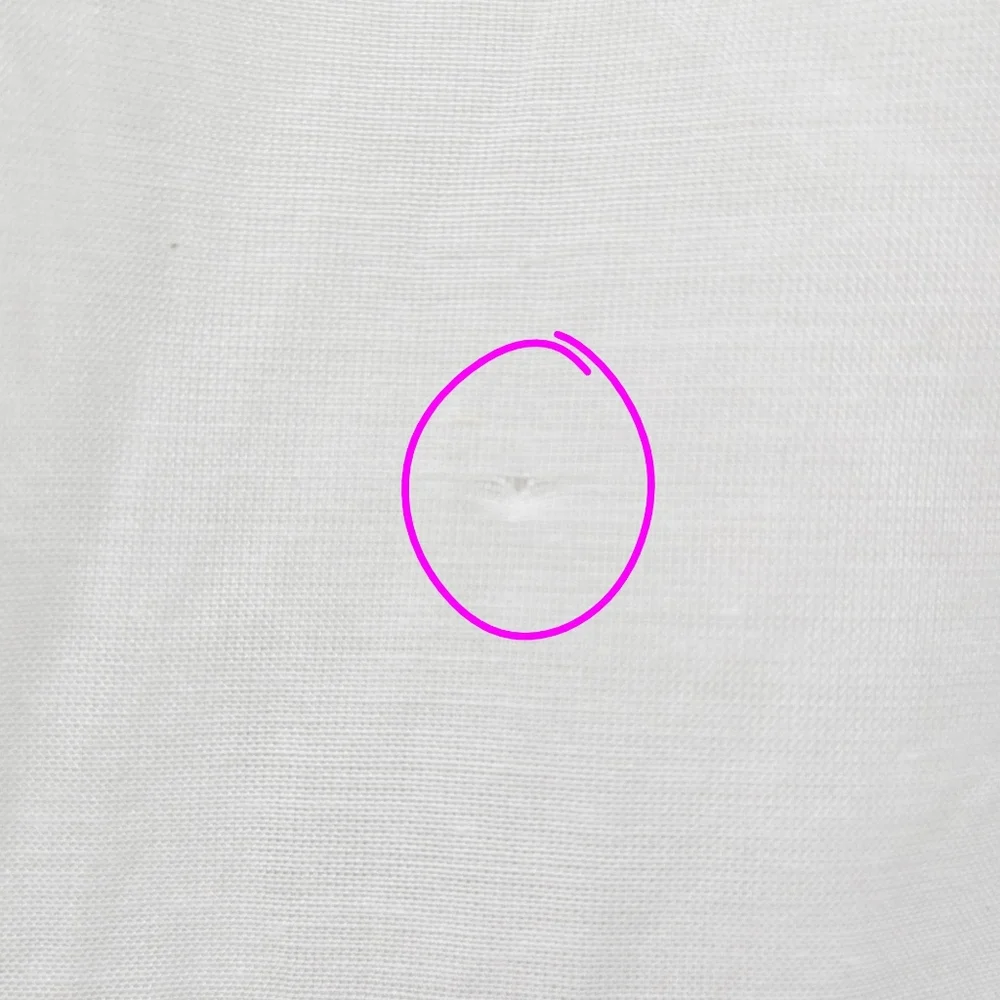 Anthropologie‎ Blouse White Cotton Smocked Peasant Long Sleeve